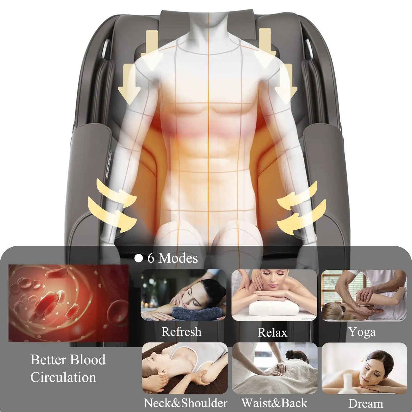 BOSSCARE Massage Chair Recliner with Zero Gravity - Home Goods Revolution