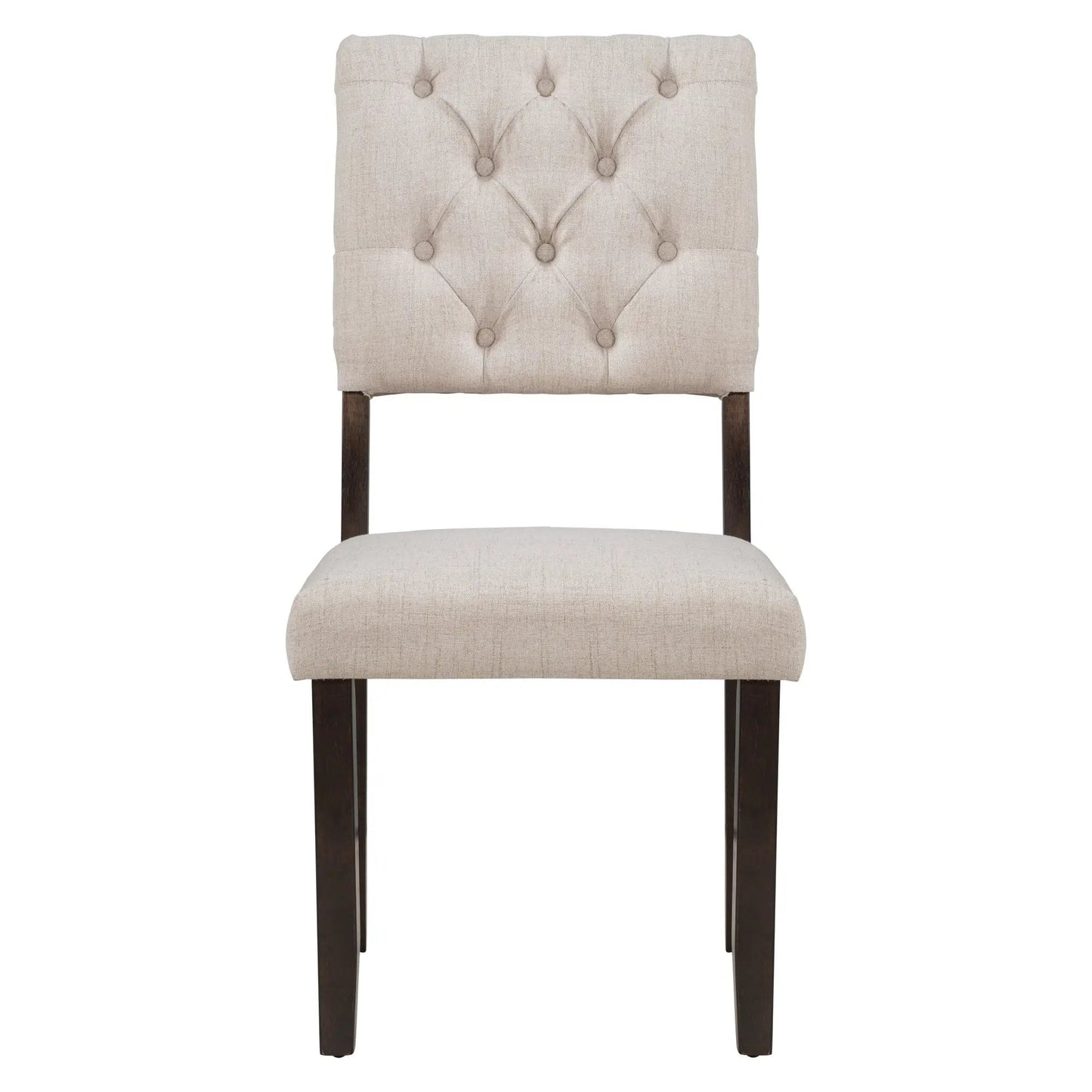 Dining Table and Chair Set 6 pcs with Special-shaped Legs and Foam-covered Seat - Home Goods Revolution