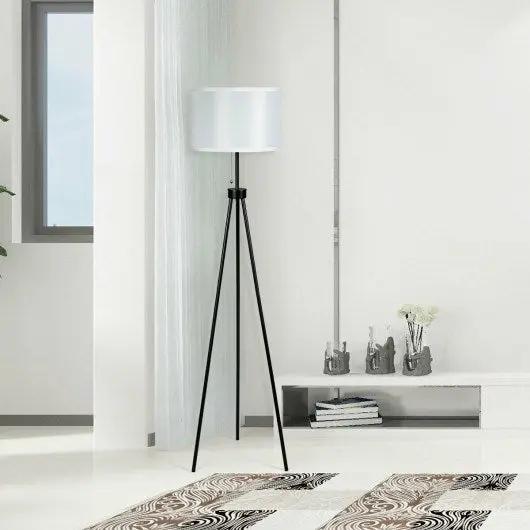 Modern Metal Tripod Floor Lamp with Chain Switch - Home Goods Revolution