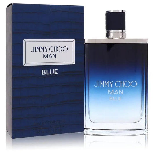 Jimmy Choo Man Blue by Jimmy Choo Eau De Toilette Spray 3.3 oz - Home Goods Revolution